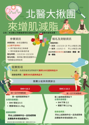 恭喜~增肌減脂達標獎公告